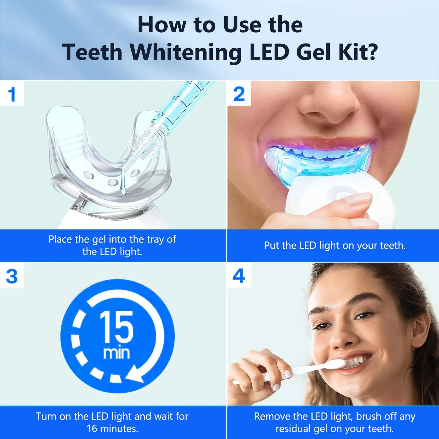 Teeth withening products